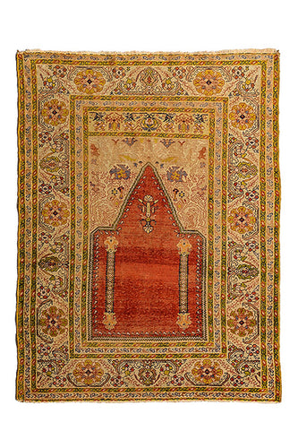 Antique Turkish Kaiseri Silk 160x125cm