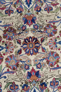 Antique Persian Kashan Mohtasham 200x130cm