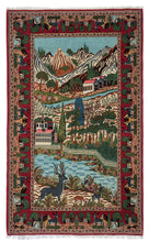 Load image into Gallery viewer, Old Persian Kashan Pictorial 215x133cm