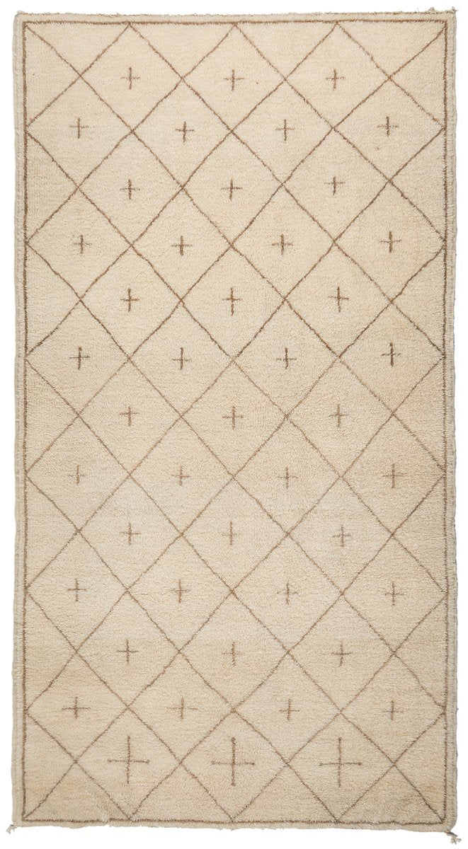 CROSS Moroccan Berber Beni Ourain 233x128cm