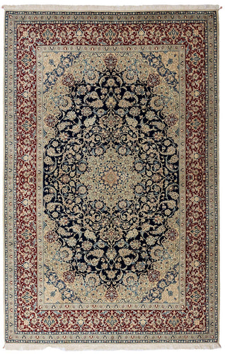 Vintage Persian Nain Todeshk 264x172cm