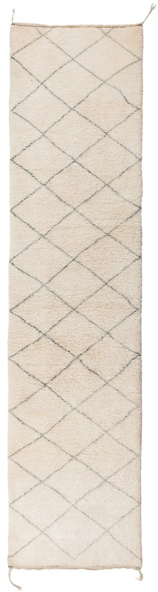 Moroccan Berber Beni Ourain Runner 352x82cm