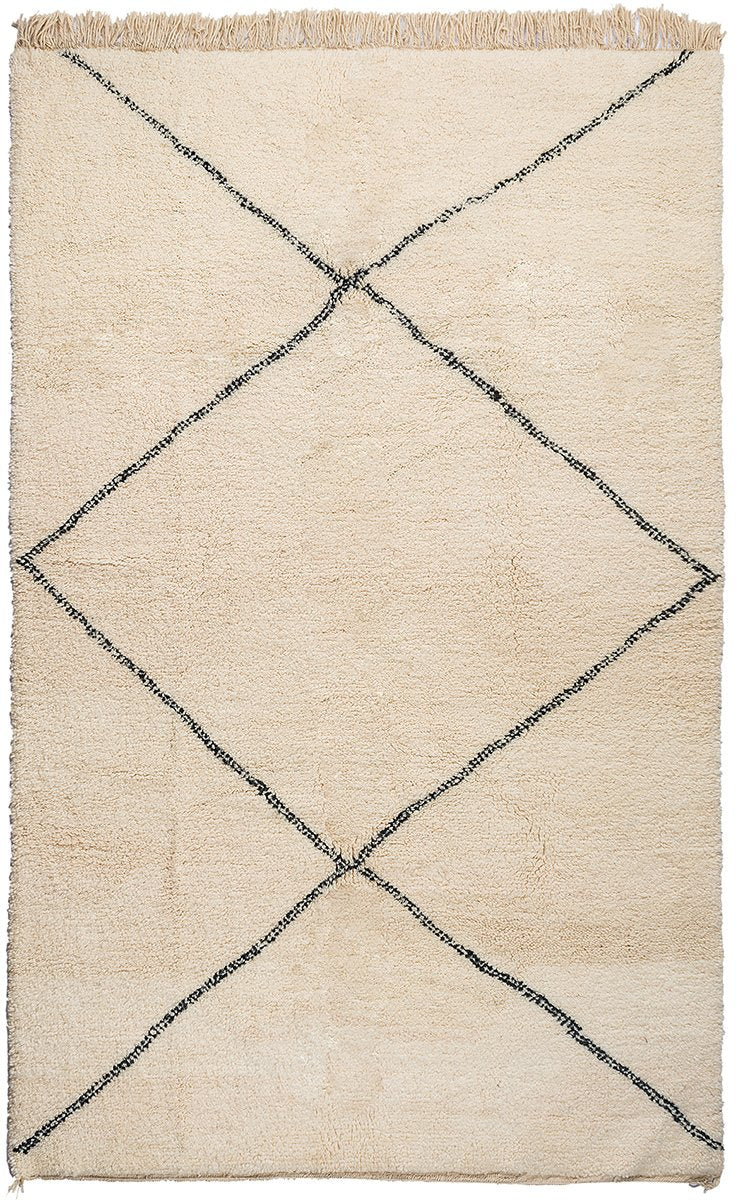 HISAKO Moroccan Berber Beni Ourain 301x191cm